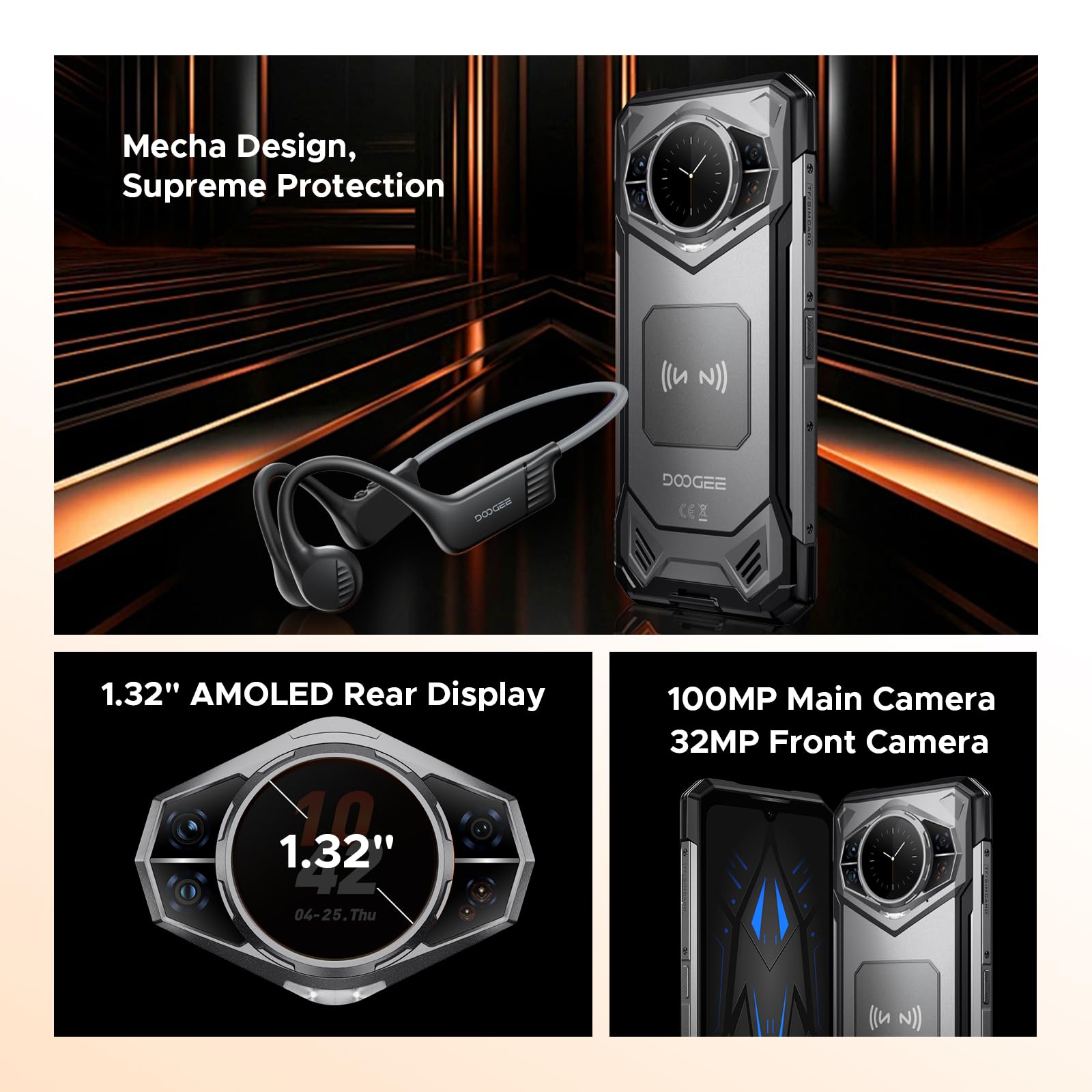 Amazon.com: DOOGEE S200 5G Rugged Phone Unlocked, 6.72